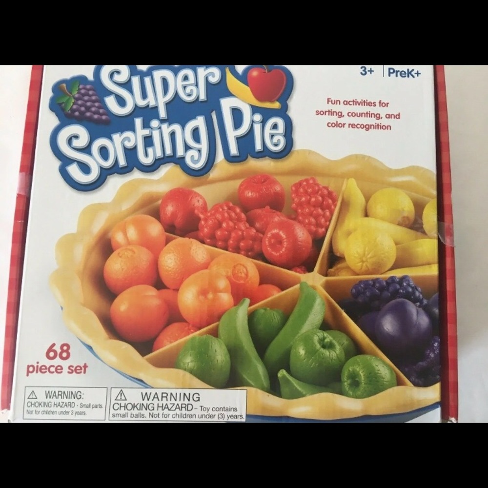 Learning Resources Super Sorting Pie Game Fun Educational School Supplies Kinder